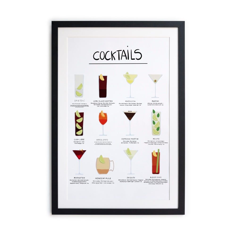 Zarámovaný plagát Really Nice Things Cocktail, 65 x 45 cm - Bonami.sk