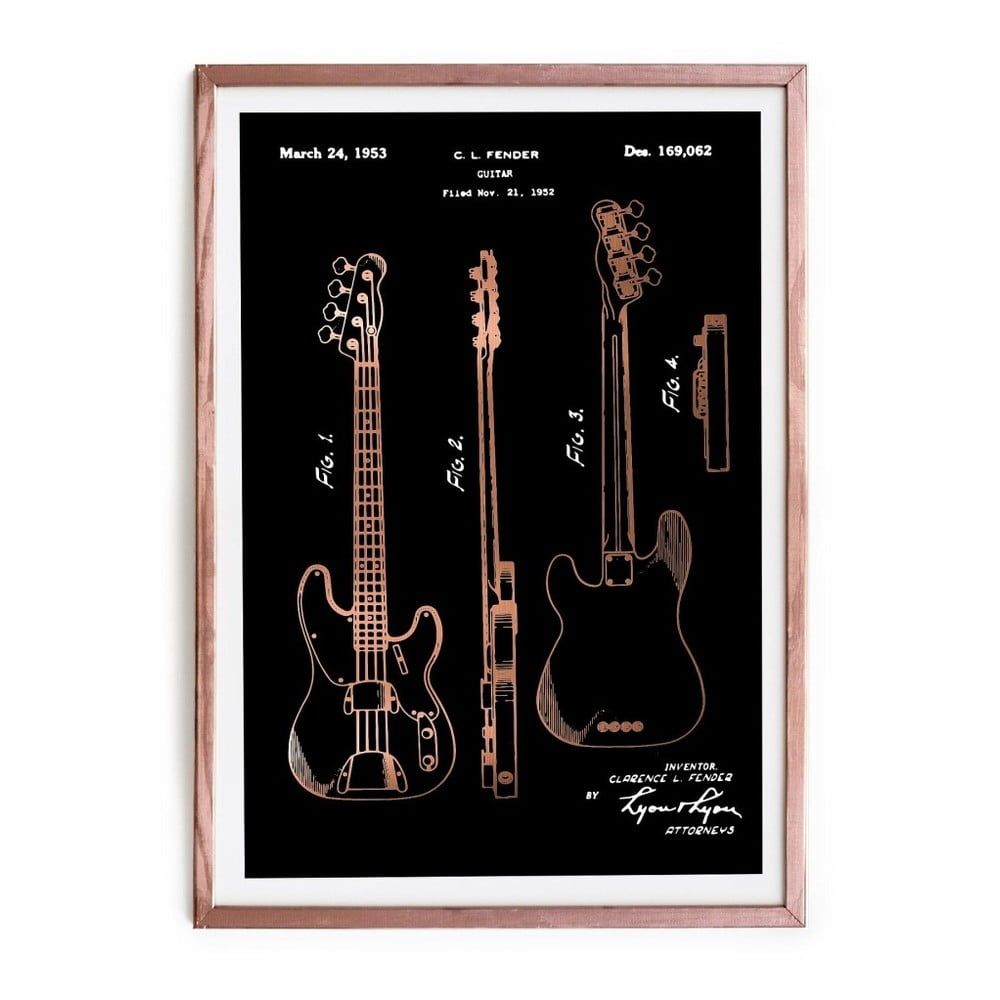 Obraz Really Nice Things Fender Guitar, 65 x 45 cm - Bonami.sk