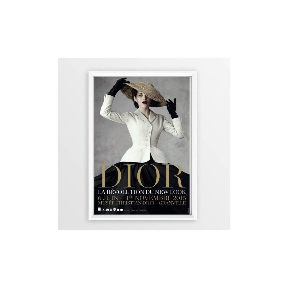 Nástenný obraz v ráme Piacenza Art Dior With Hat, 23 x 33 cm - Bonami.sk