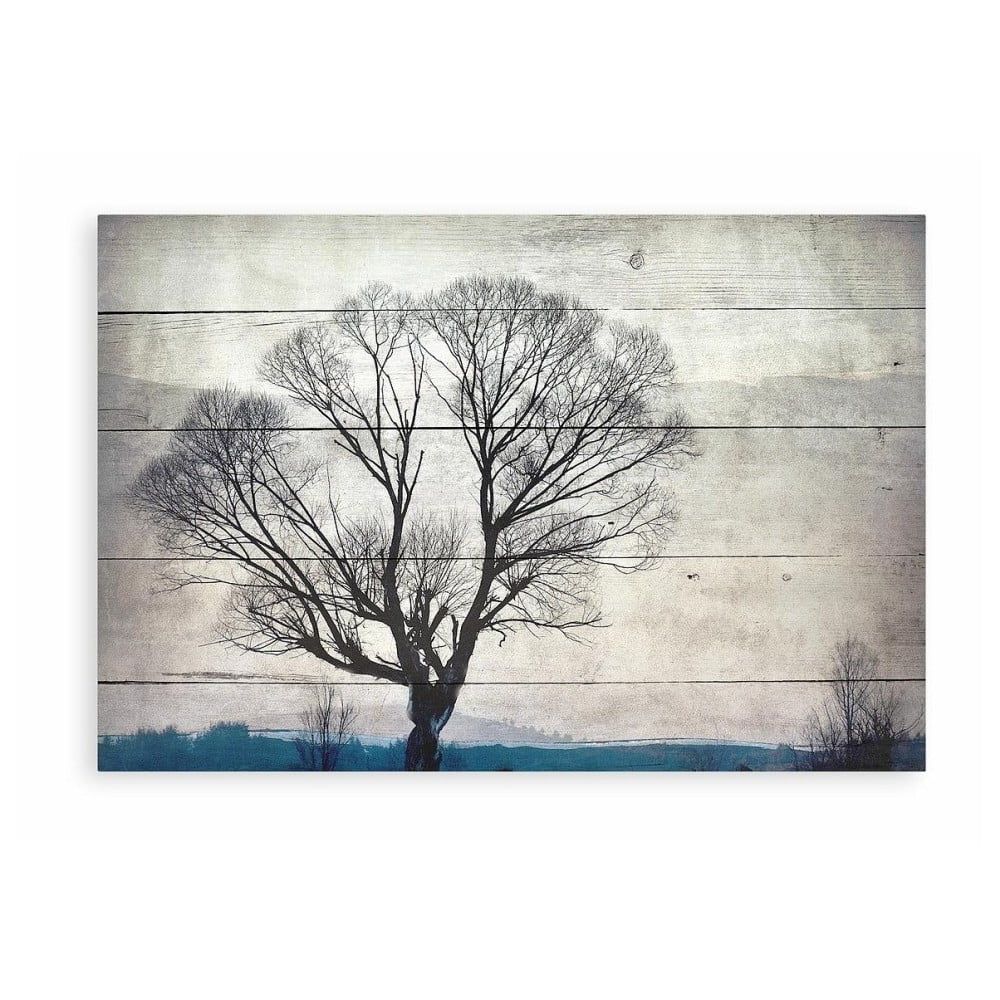 Drevená nástenná dekoratívna ceduľa Surdic Tree, 40 × 60 cm - Bonami.sk