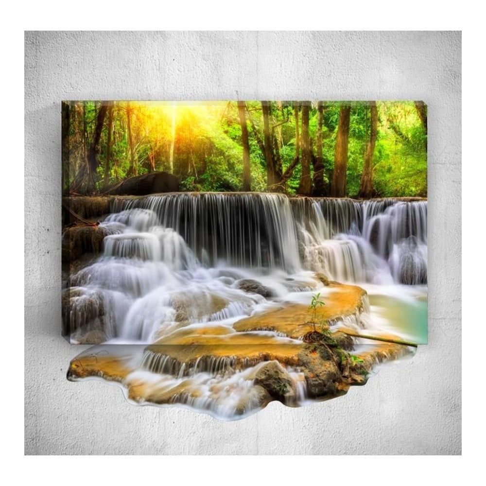 Nástenný 3D obraz Mosticx Waterfall, 40 × 60 cm - Bonami.sk