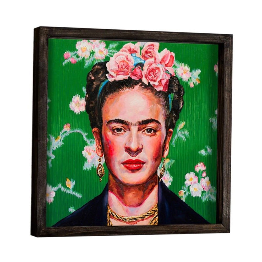 Nástenný obraz Frida Kahlo, 34 × 34 cm - Bonami.sk