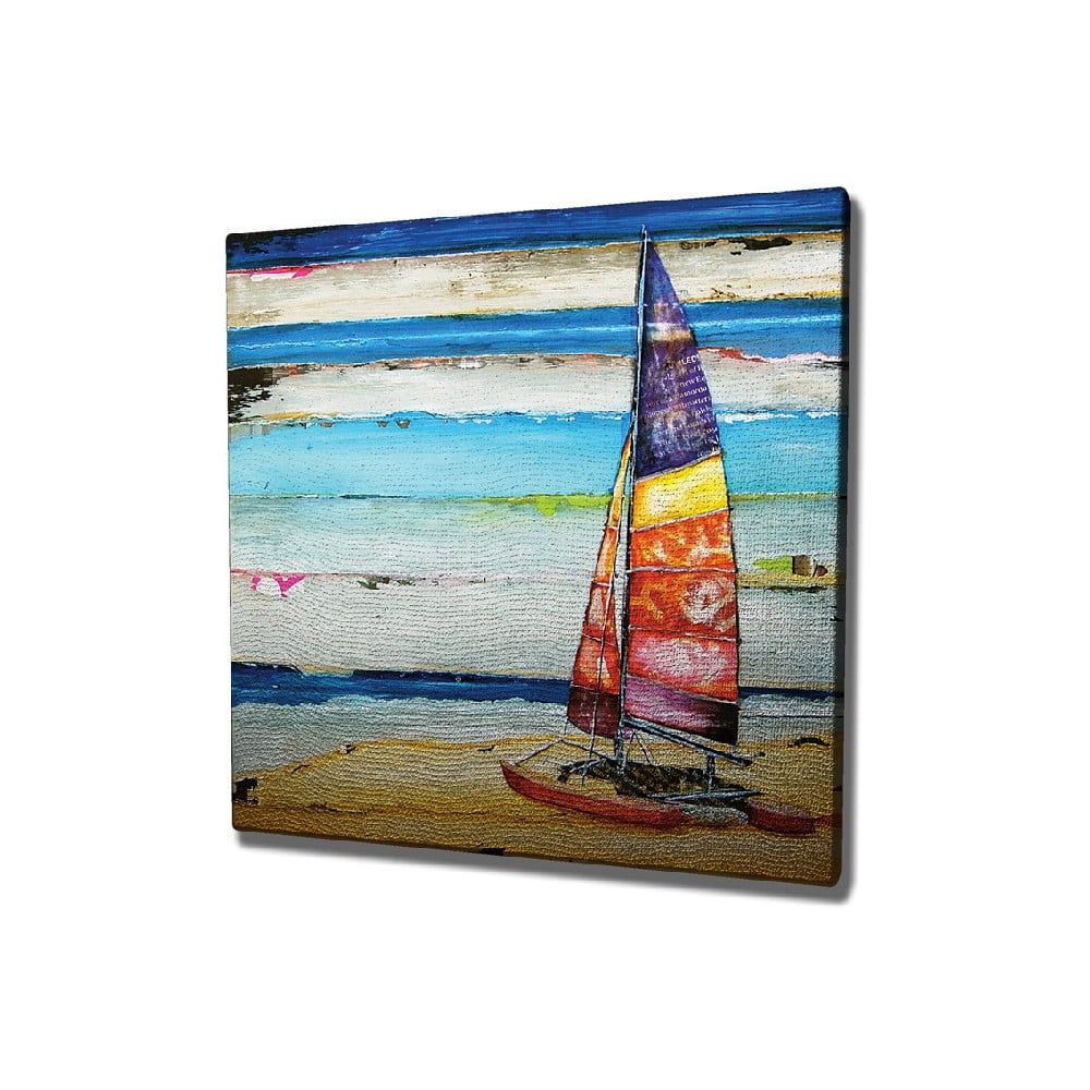 Nástenný obraz na plátne Boat, 45 × 45 cm - Bonami.sk