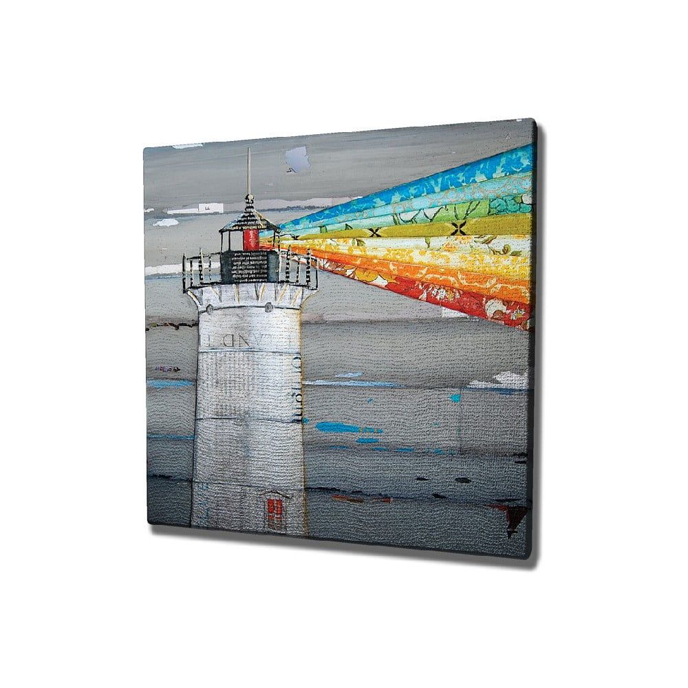 Nástenný obraz na plátne Lighthouse, 45 × 45 cm - Bonami.sk