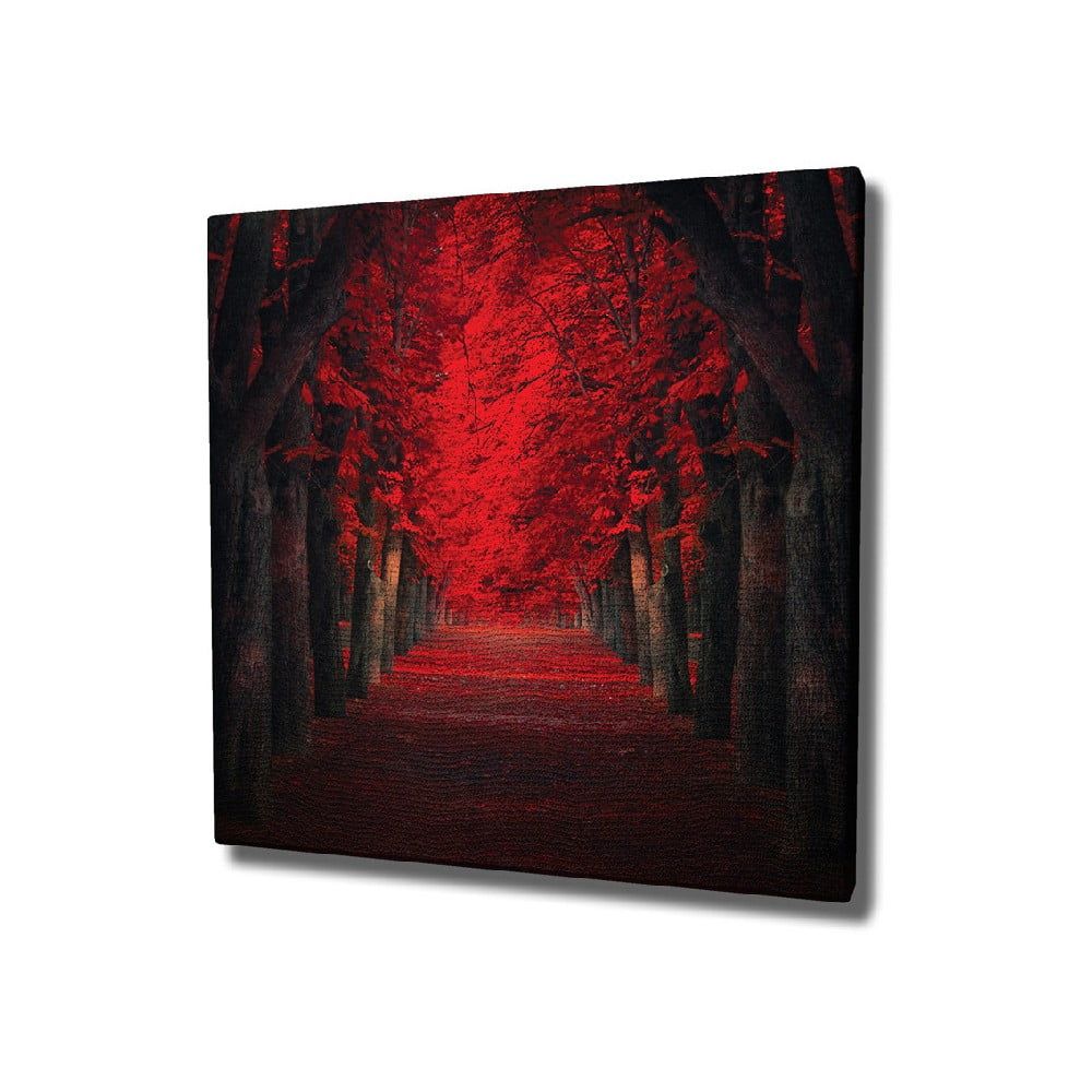 Nástenný obraz na plátne Red Trees, 45 × 45 cm - Bonami.sk
