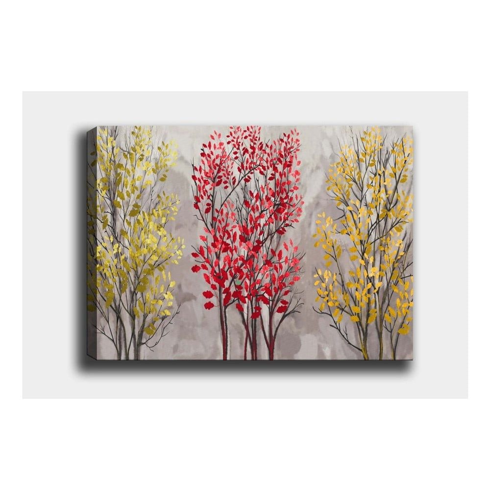Nástenný obraz na plátne Tablo Center Fall Red, 50 × 70 cm - Bonami.sk