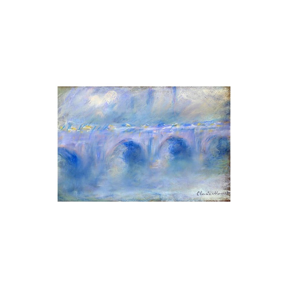 Reprodukcia obrazu Claude Monet - Le Pont de Waterloo, 90 × 60 cm - Bonami.sk