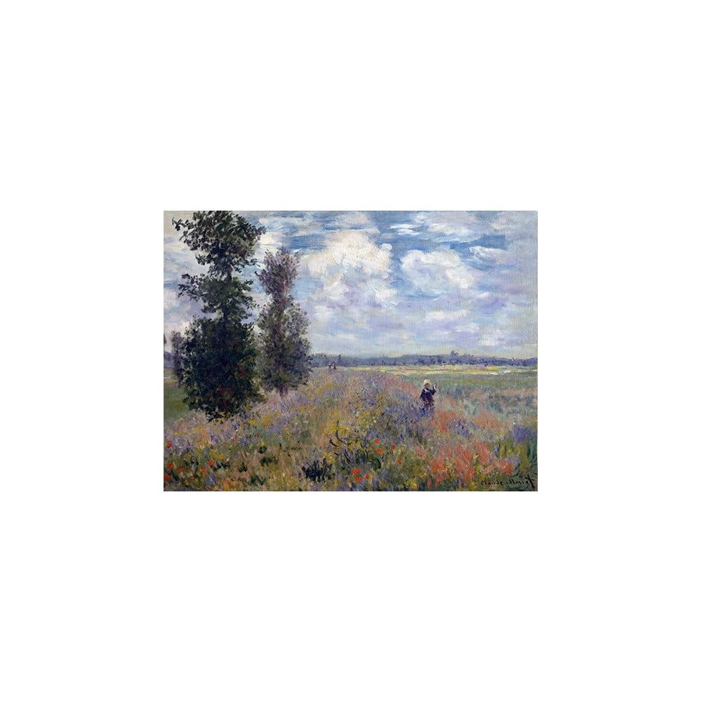 Reprodukcia obrazu Claude Monet - Poppy Fields near Argenteuil, 40 × 30 cm - Bonami.sk