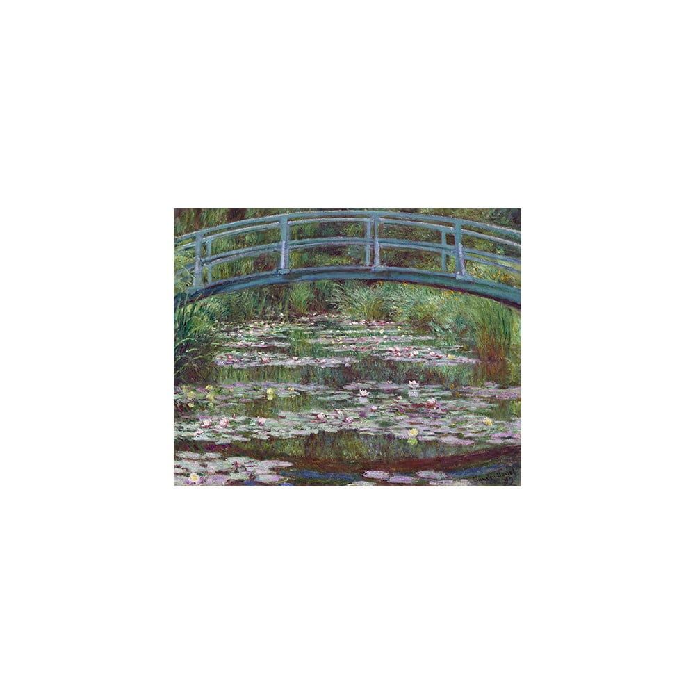 Reprodukcia obrazu Claude Monet - The Japanese Footbridge, 50 × 40 cm - Bonami.sk