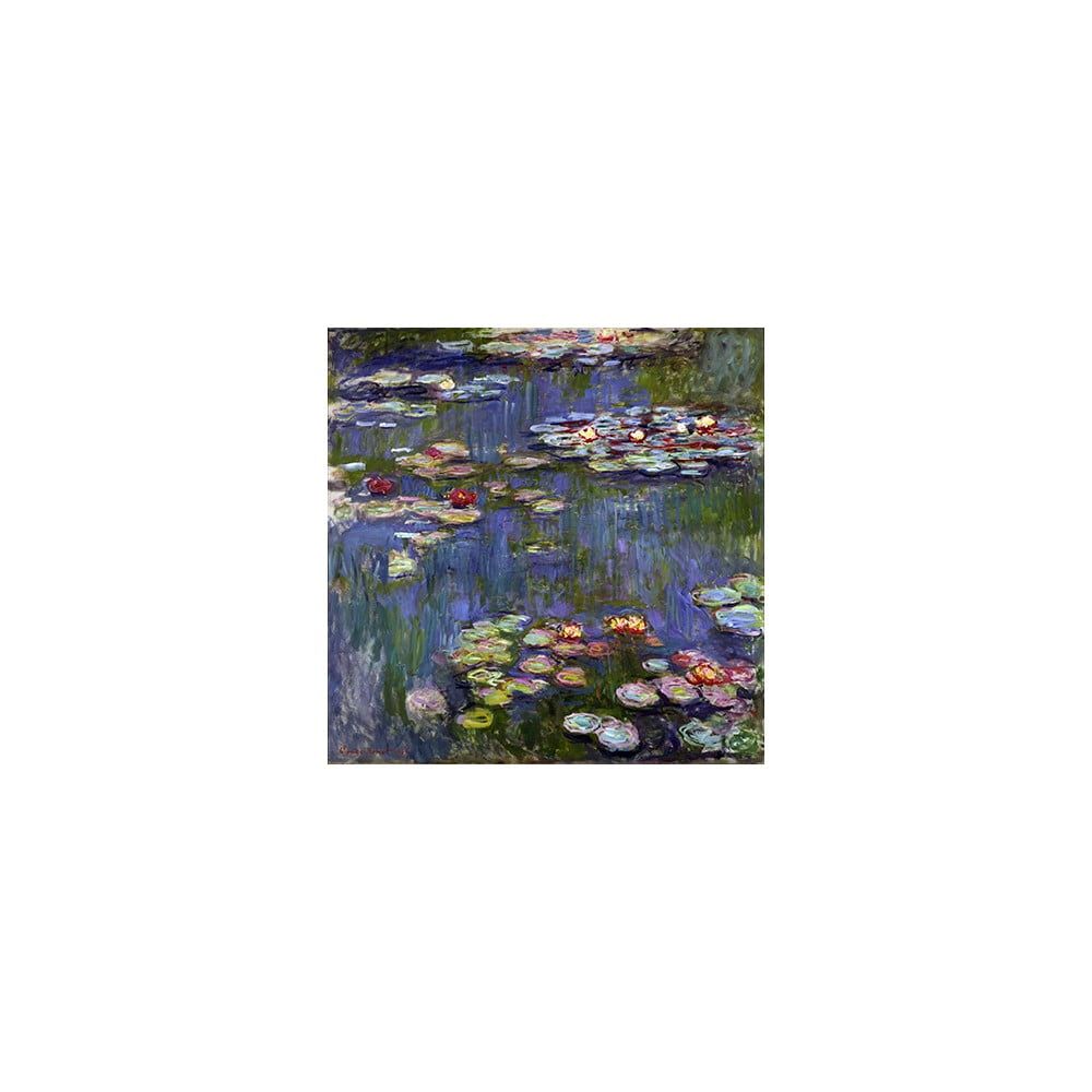 Reprodukcia obrazu Claude Monet - Water Lilies 3, 70 × 70 cm - Bonami.sk