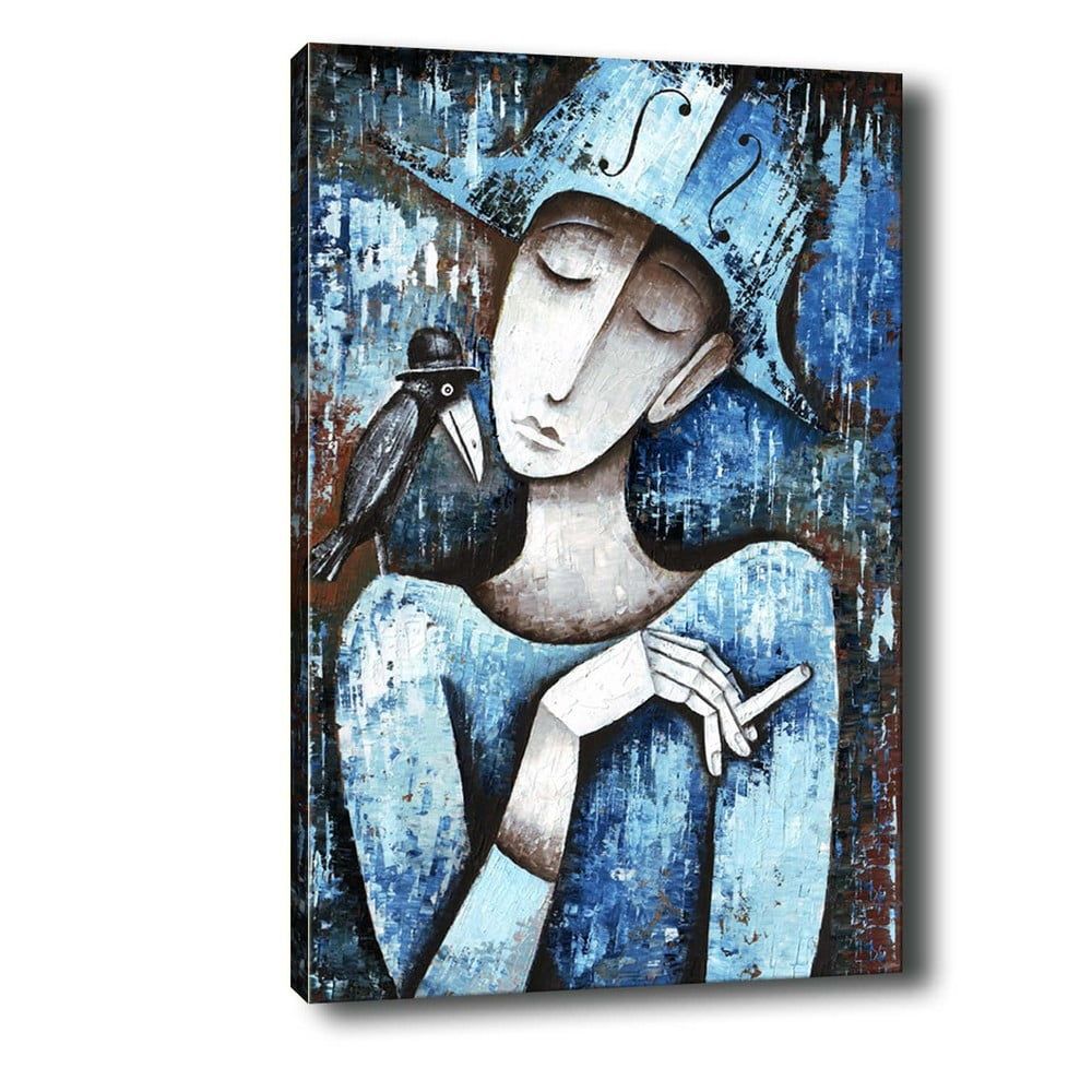 Obraz Tablo Center Girl With Cigarette, 40 × 60 cm - Bonami.sk