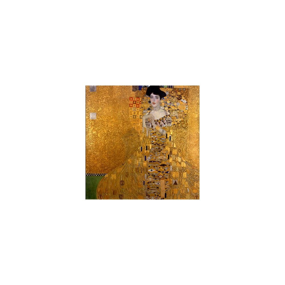 Reprodukcia obrazu Gustav Klimt - Adele Bloch Bauer I, 40 x 40 cm - Bonami.sk