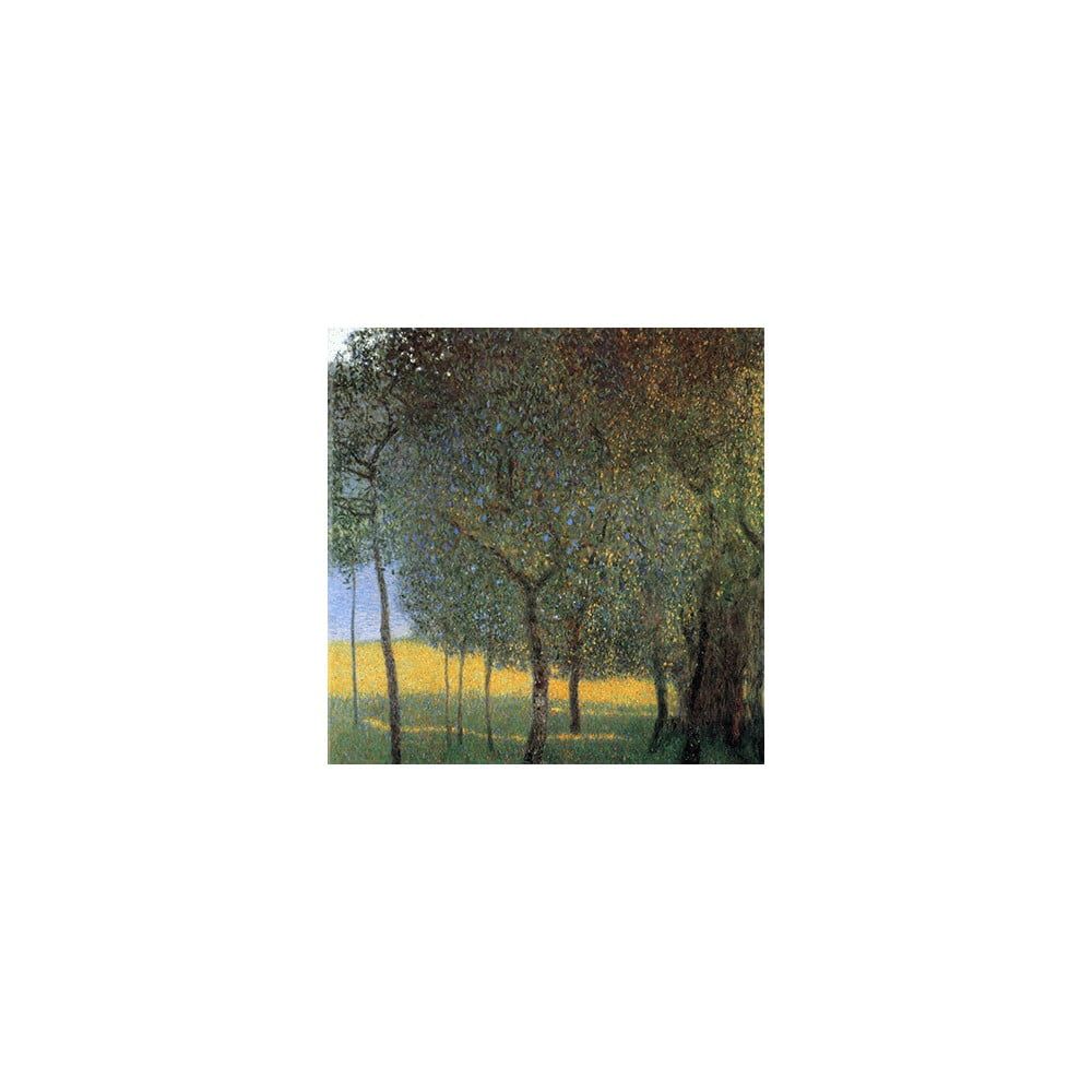 Reprodukcia obrazu Gustav Klimt - Fruit Trees, 45 × 45 cm - Bonami.sk