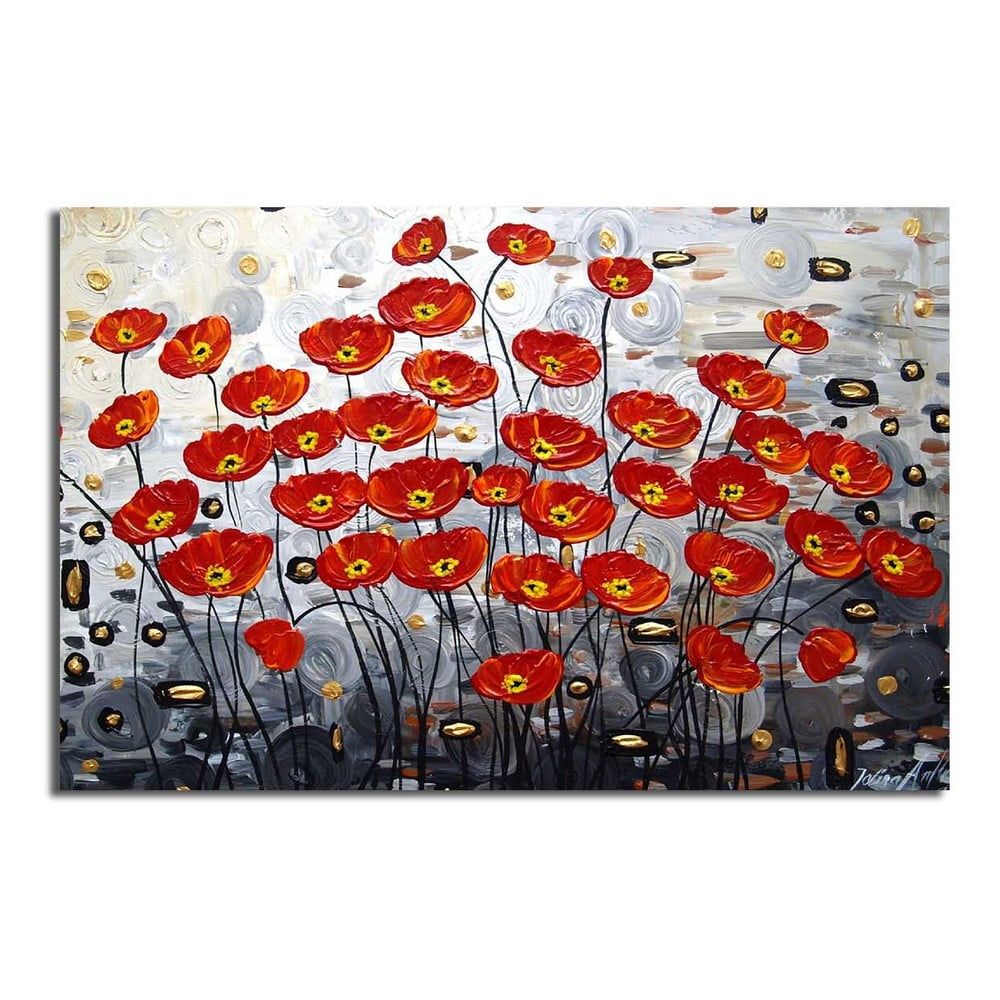 Obraz na plátne Poppy Field, 70 × 45 cm - Bonami.sk