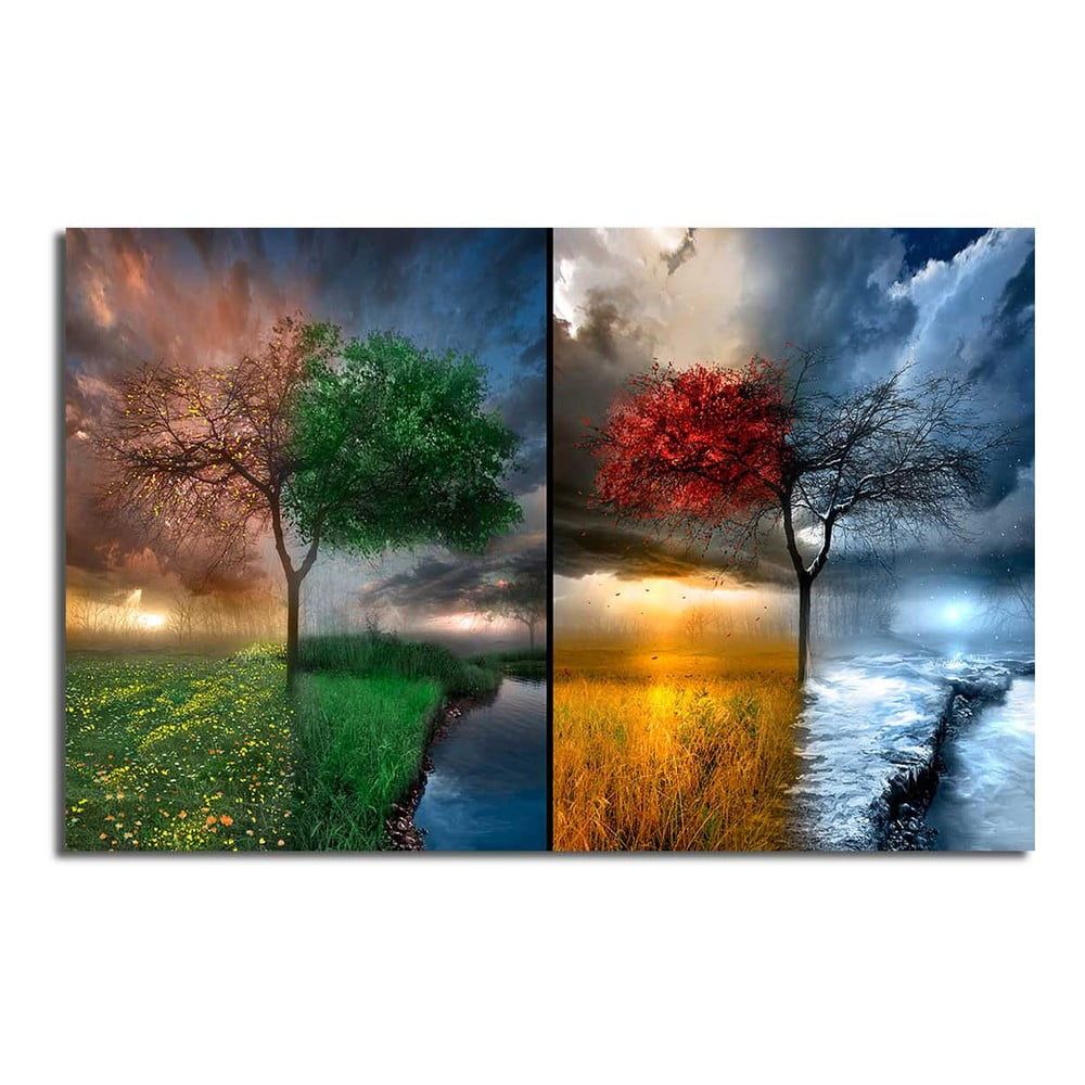 Obraz na plátne Seasons, 70 × 45 cm - Bonami.sk