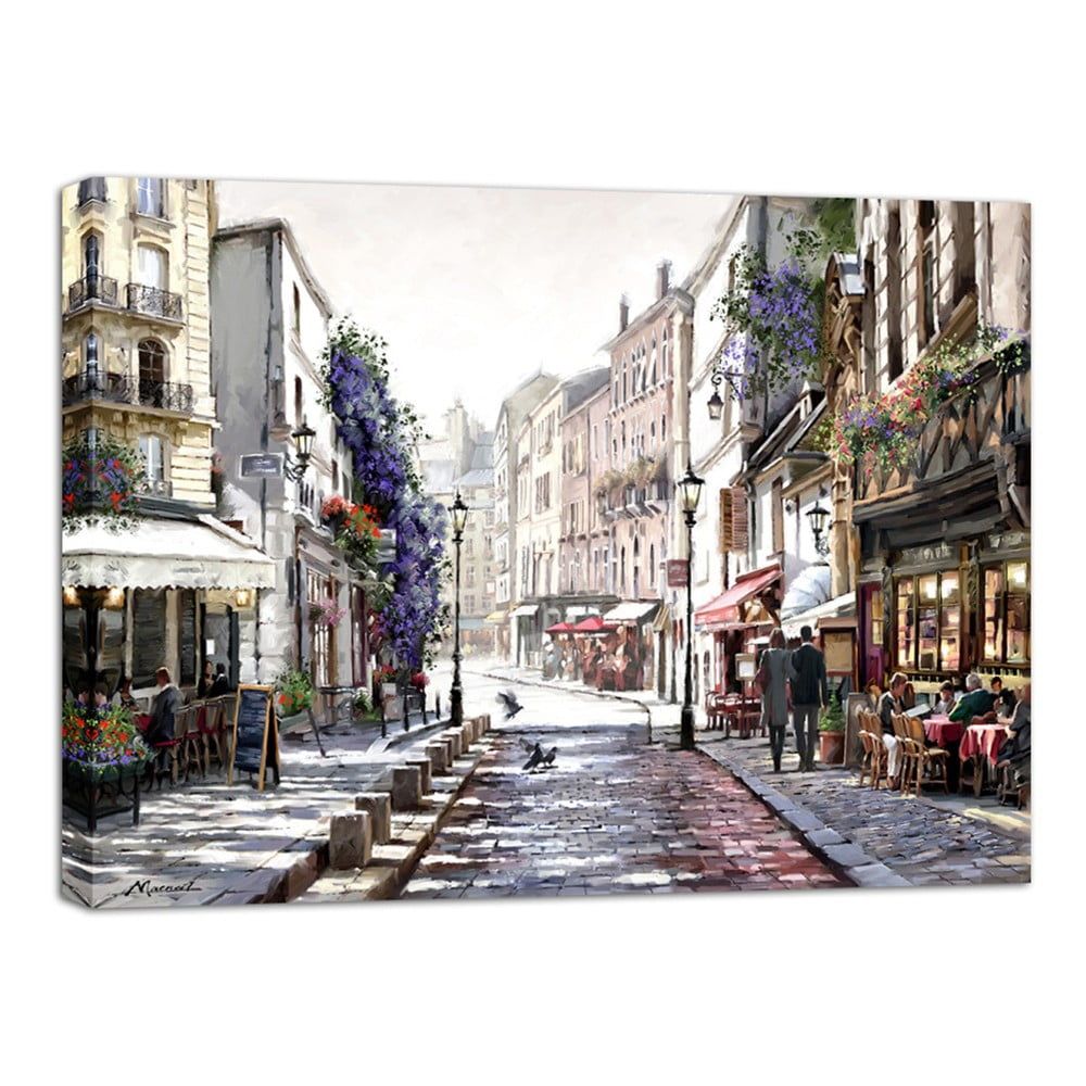 Obraz Styler Canvas Watercolor Paris Mood, 85 × 113 cm - Bonami.sk