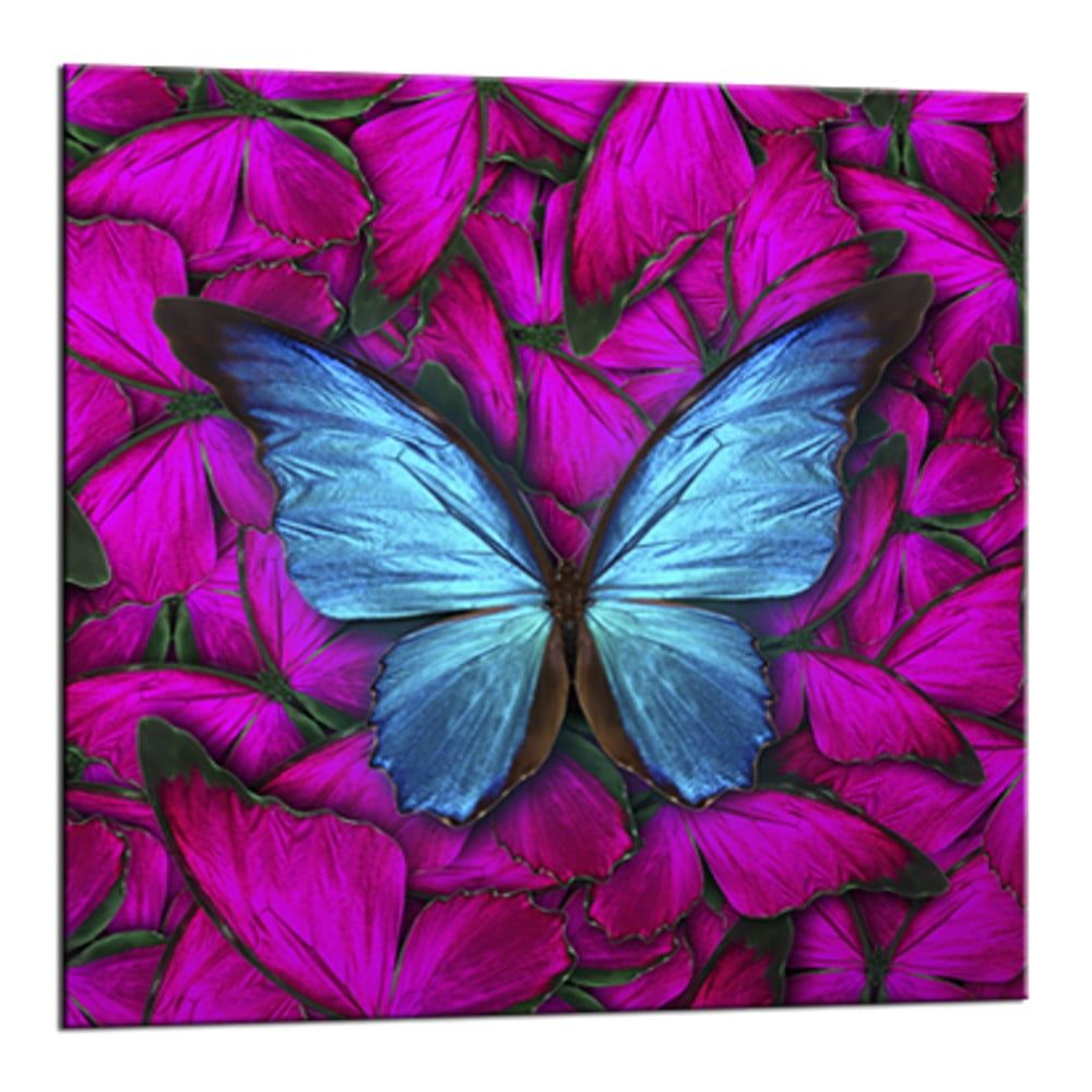 Obraz Styler Glasspik Red Butterfly, 20 × 20 cm - Bonami.sk