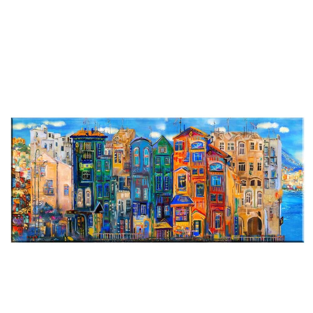 Obraz Tablo Center Colorful Houses, 140 × 60 cm - Bonami.sk