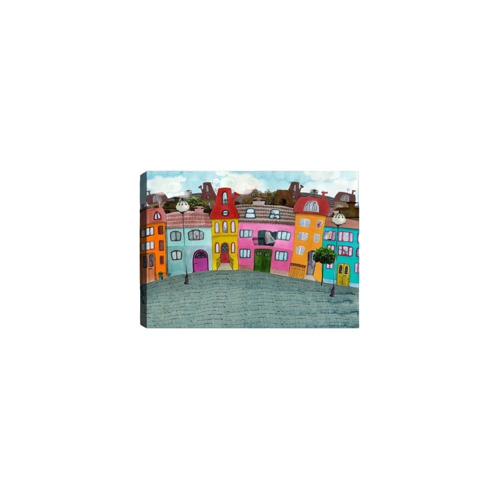 Obraz Tablo Center Fun Houses, 70 × 50 cm - Bonami.sk