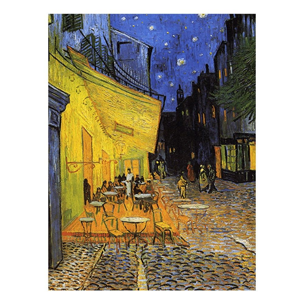 Reprodukcia obrazu Vincenta van Gogha - Cafe Terrace, 60 × 45 cm - Bonami.sk