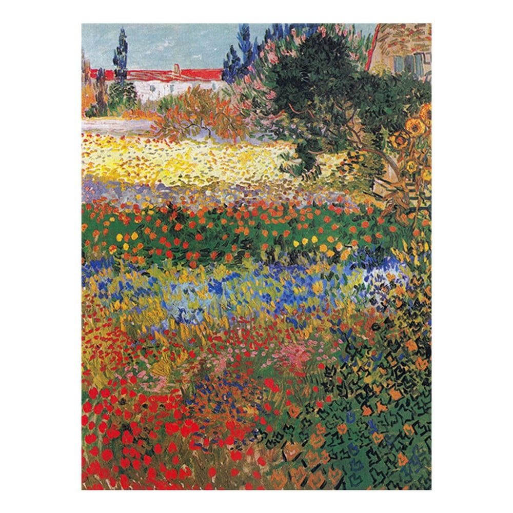 Reprodukcia obrazu Vincent van Gogh - Flower Garden, 60 x 45 cm - Bonami.sk