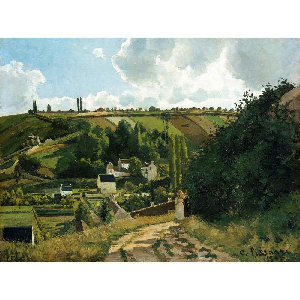Reprodukcia obrazu Camille Pissarro - Jalais Hill Pontoise, 80 × 60 cm - Bonami.sk