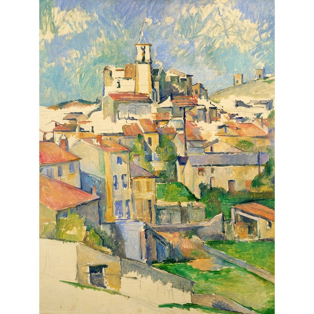 Reprodukcia obrazu Paul Cézanne - Gardanne, 60 × 80 cm - Bonami.sk