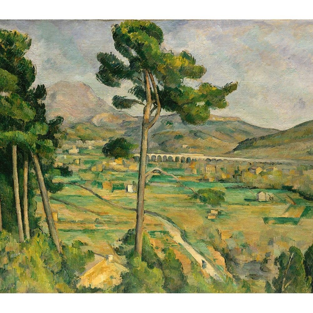 Reprodukcia obrazu Paul Cézanne - Mont Sainte, 80 × 70 cm - Bonami.sk