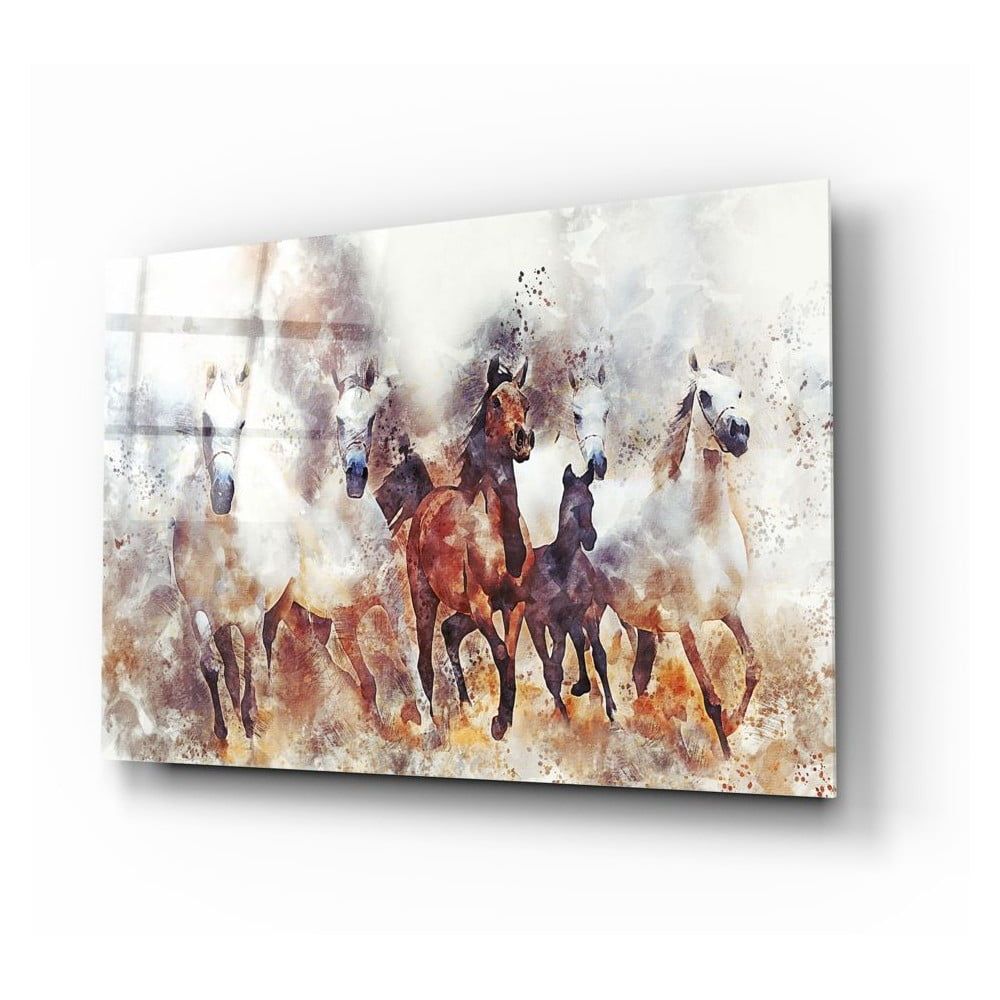 Sklenený obraz Insigne Horses II. - Bonami.sk
