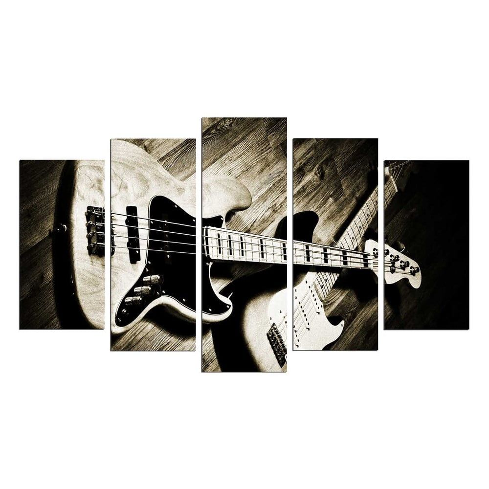 Viacdielny obraz Guitar, 110 × 60 cm - Bonami.sk