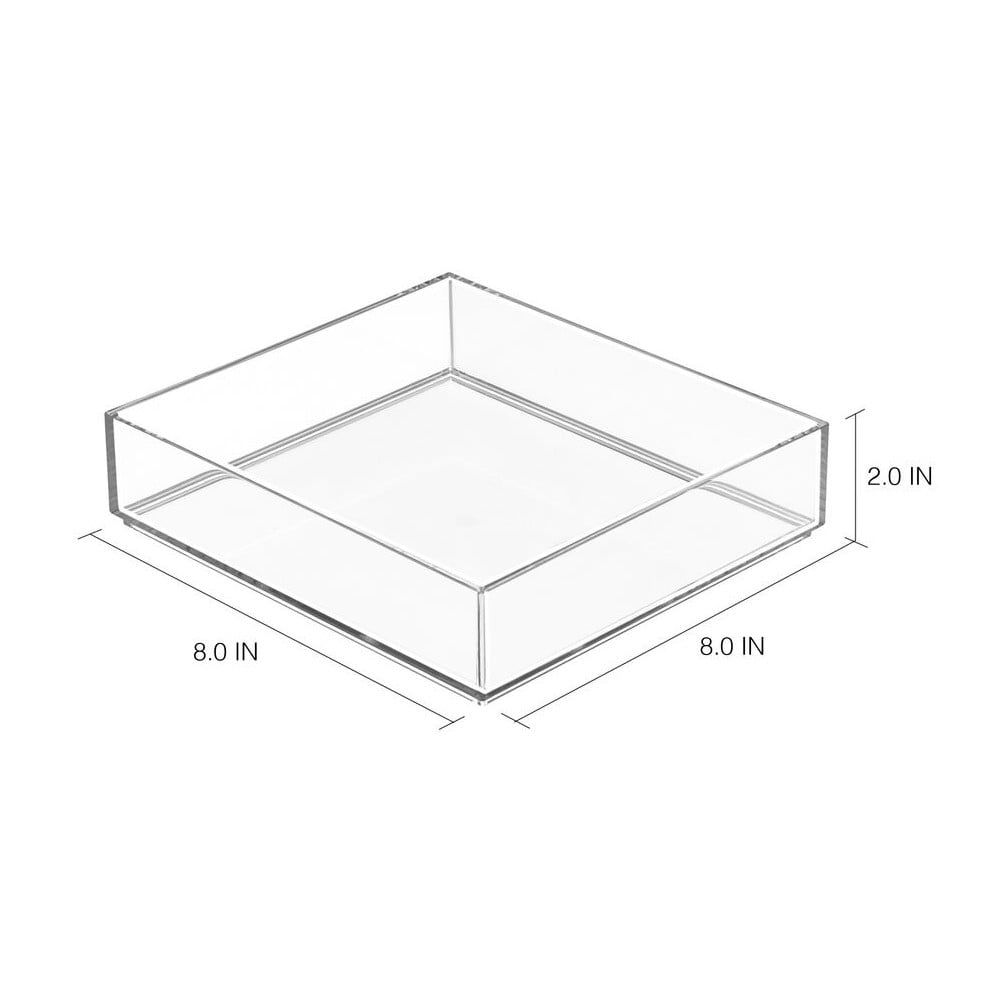 Transparentný organizér iDesign Clarity, 20 × 20 cm - Bonami.sk