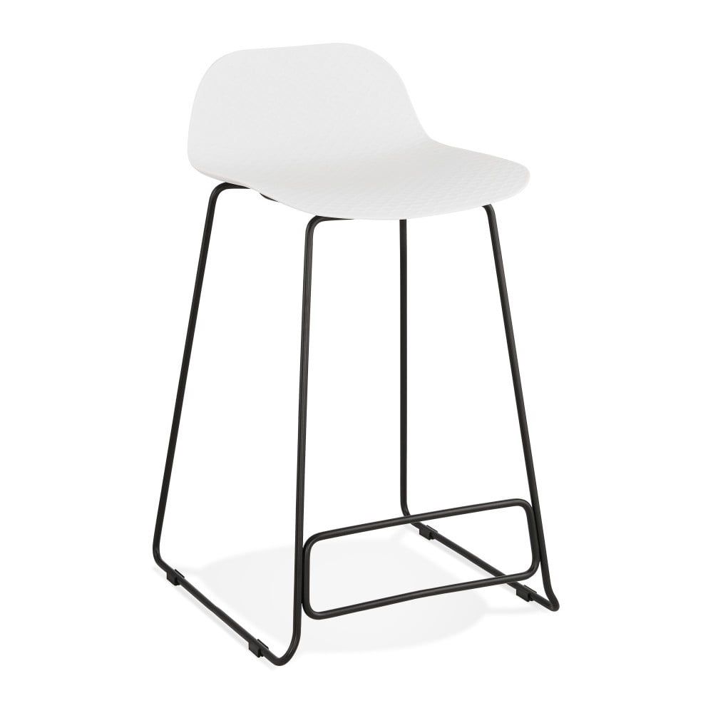 Biela barová stolička Kokoon Slade, výška 85 cm - Bonami.sk