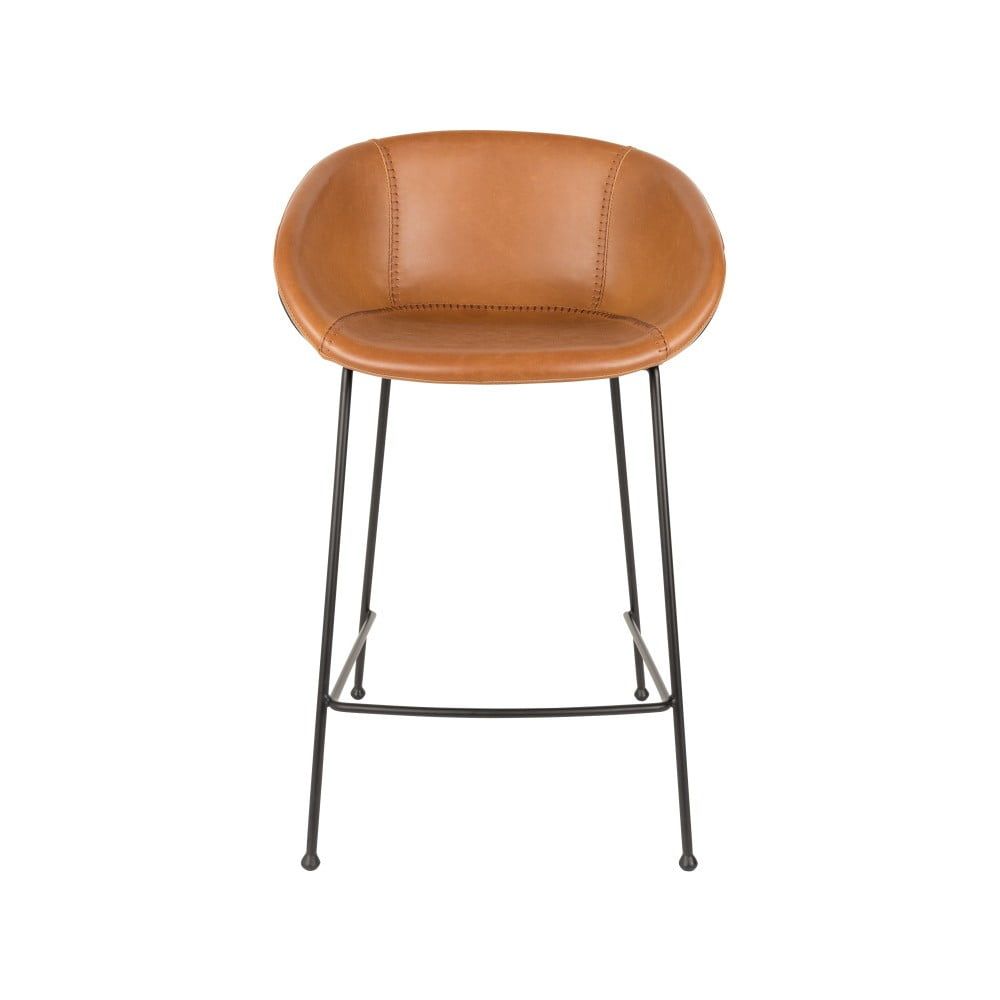 Sada 2 hnedých barových stoličiek Zuiver Feston, výška sedu 65 cm - Bonami.sk