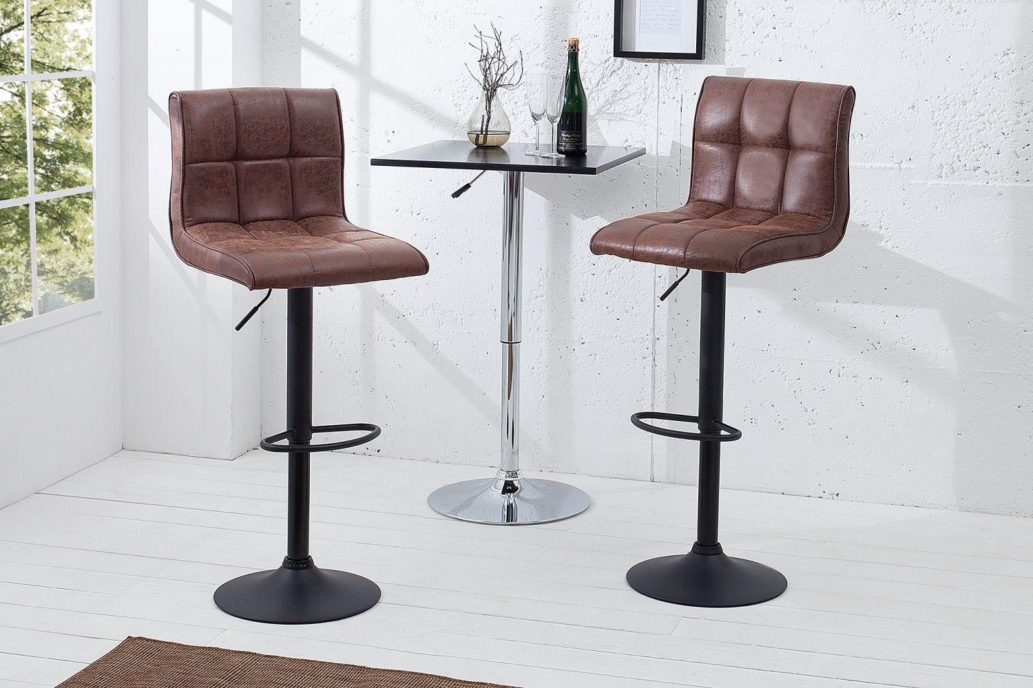 LuxD Barová stolička Modern vintage hnedá - ESTILOFINA.SK