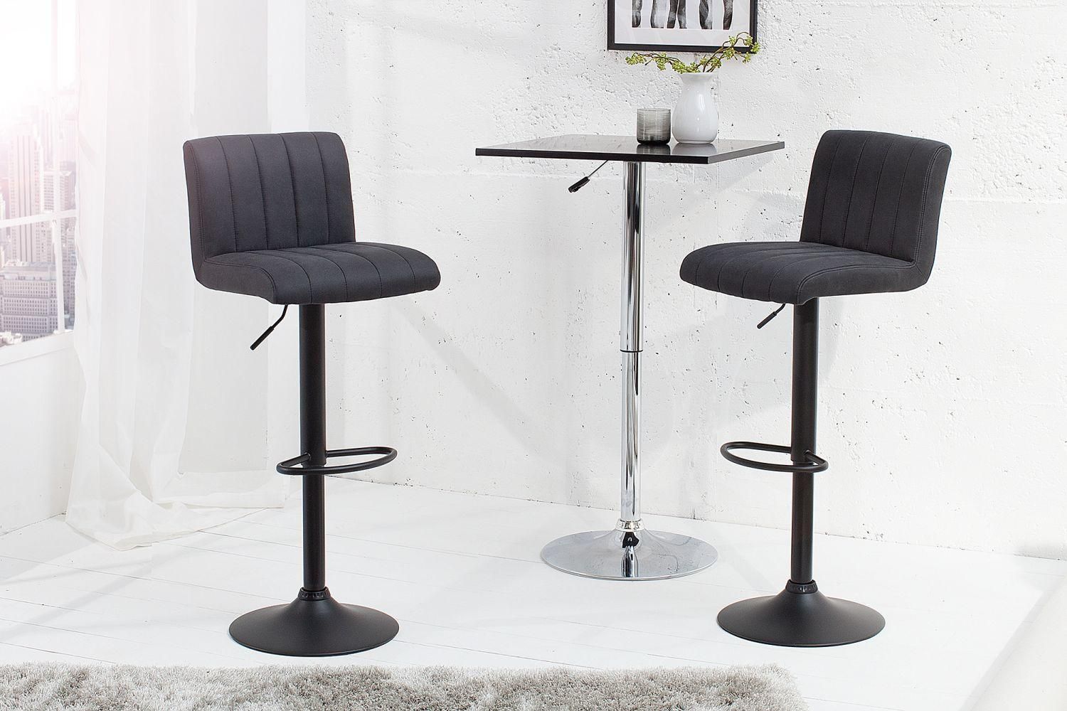 LuxD Barová stolička Pretty vintage sivá / 109 cm - ESTILOFINA.SK