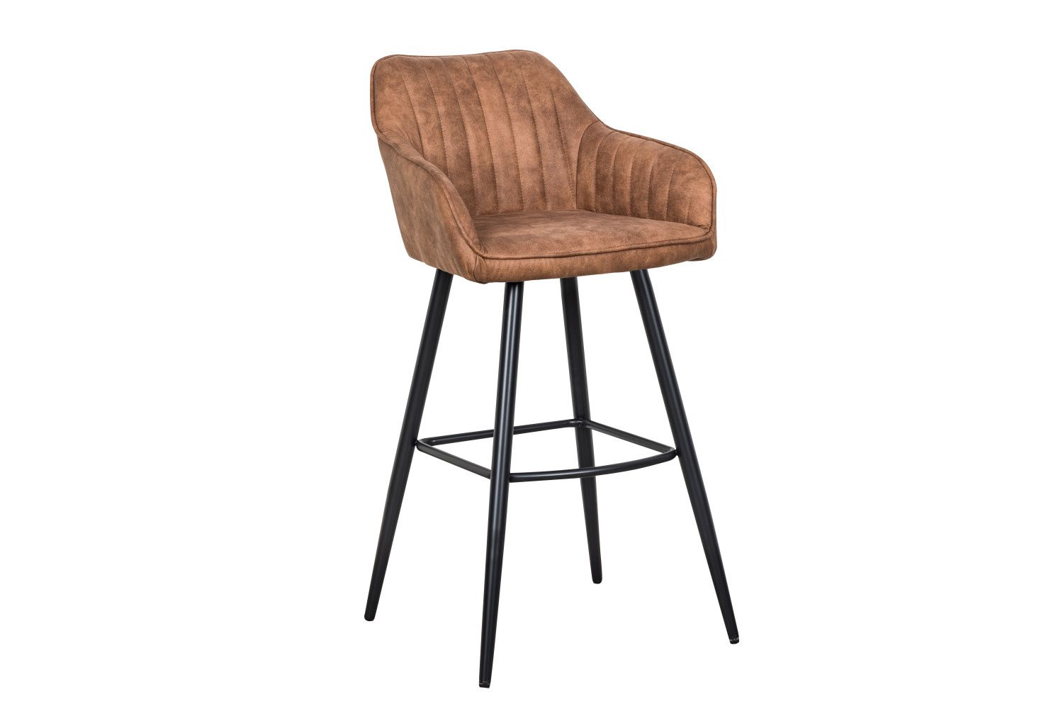 LuxD Dizajnová barová stolička Esmeralda vintage hnedá - ESTILOFINA.SK