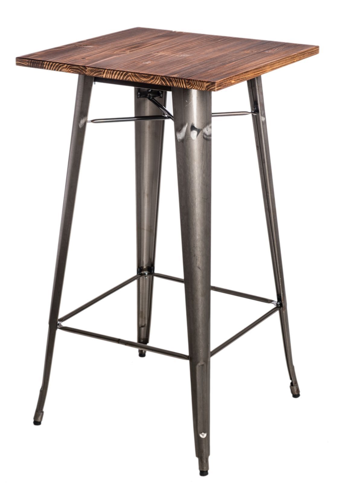  Stôl barový Paris Wood metalický sosna - mobler.sk
