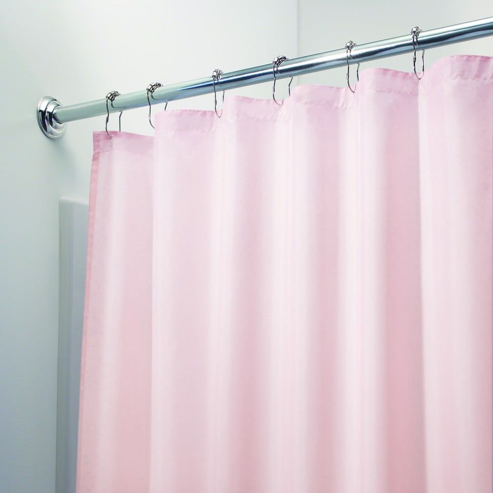 Ružový záves do sprchy iDesign, 183 x 183 cm - Bonami.sk