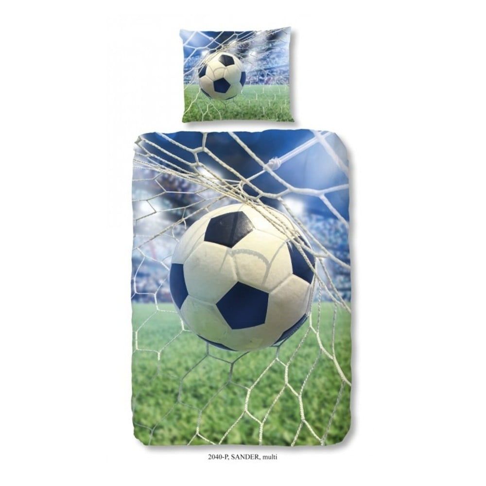 Detské bavlnené obliečky Good Morning Football Game, 140 × 200 cm - Bonami.sk