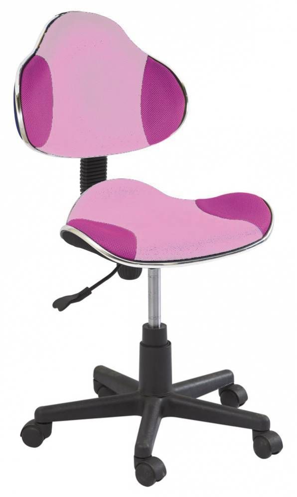 Kancelárska stolička Q-G2 - ružová - nabbi.sk