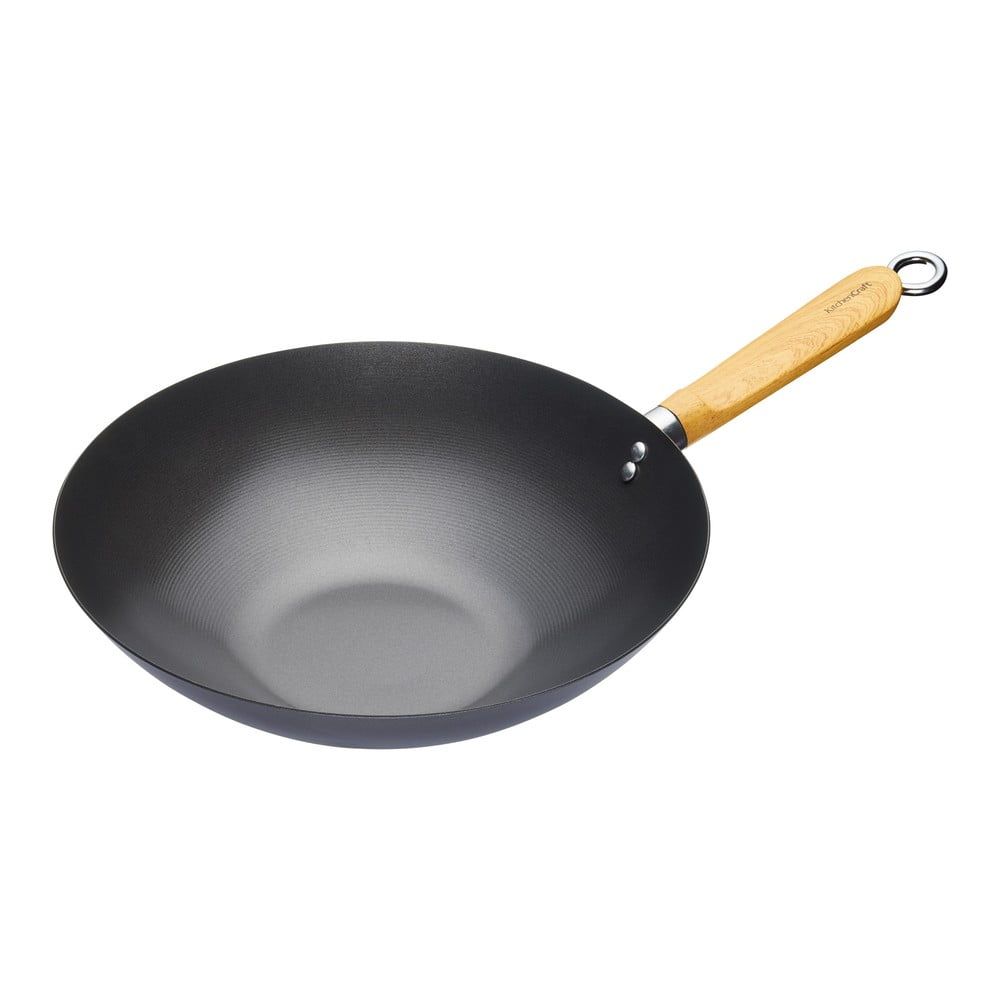 Nepriľnavá wok panvica Kitchen Craft Oriental, 30 cm - Bonami.sk