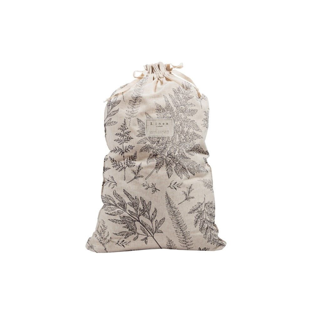 Látkový vak na bielizeň s prímesou ľanu Linen Couture Bag Countryside, výška 75 cm - Bonami.sk