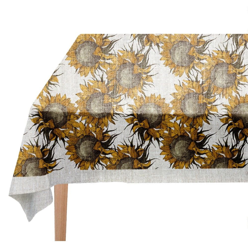 Obrus Linen Couture Sunflower, 140 x 140 cm - Bonami.sk