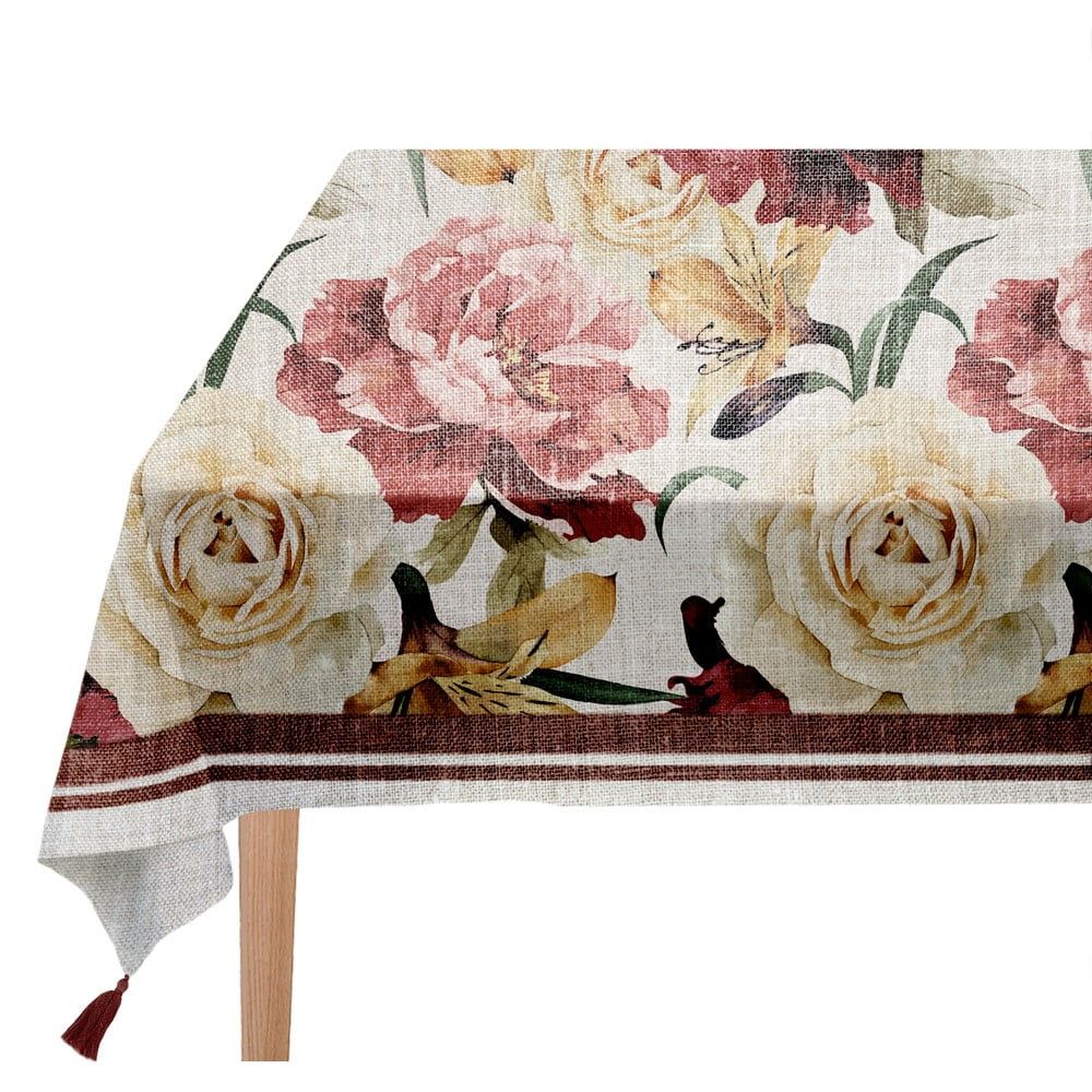 Obrus Linen Couture Roses, 140 x 140 cm - Bonami.sk