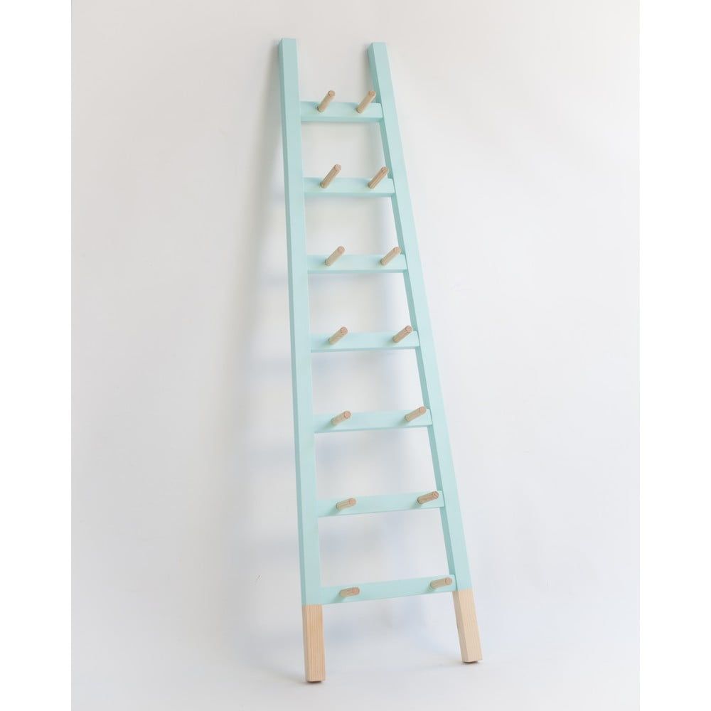 Odkladací dekoratívny rebrík z borovicového dreva Surdic Stair Aquamarina - Bonami.sk