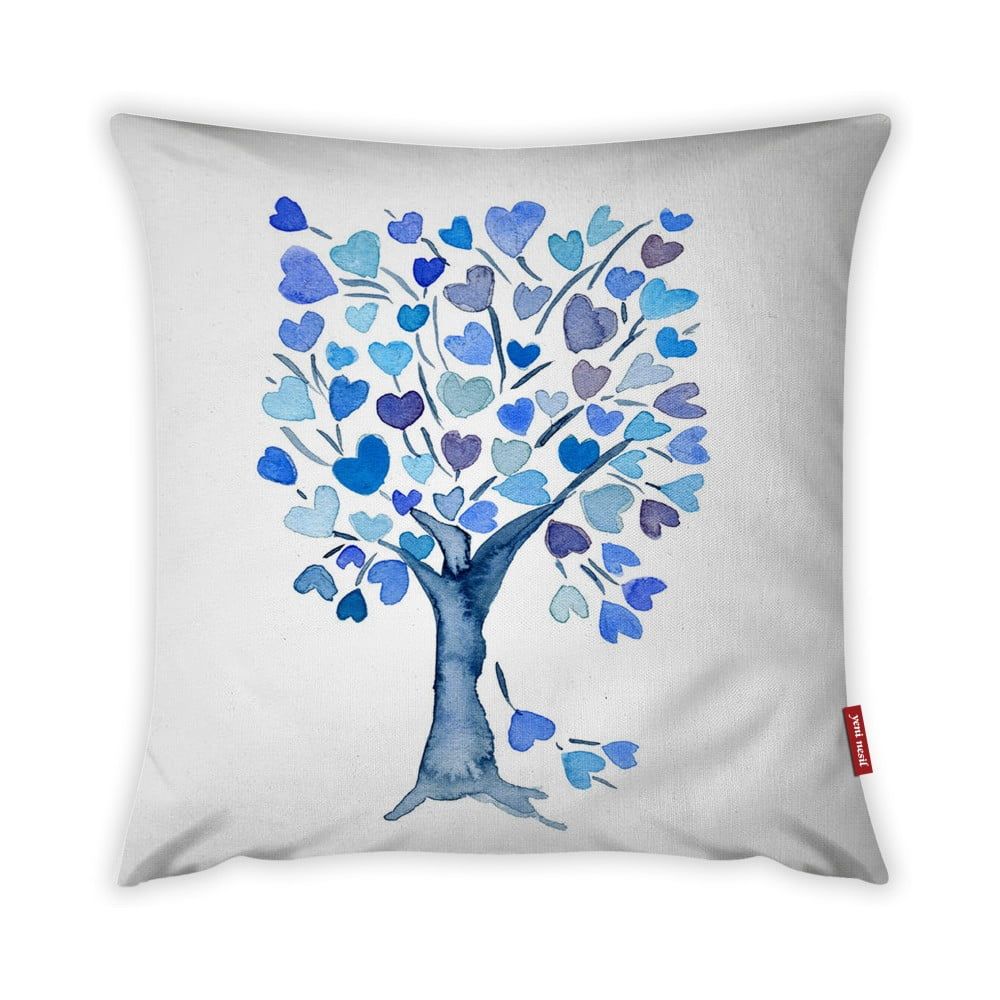 Obliečka na vankúš Vitaus Love Tree Azul, 43 × 43 cm - Bonami.sk