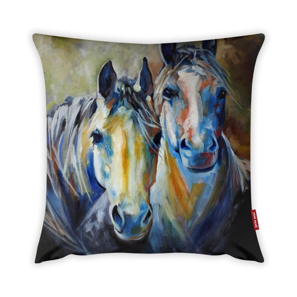 Obliečka na vankúš Vitaus Horses Art, 43 × 43 cm - Bonami.sk