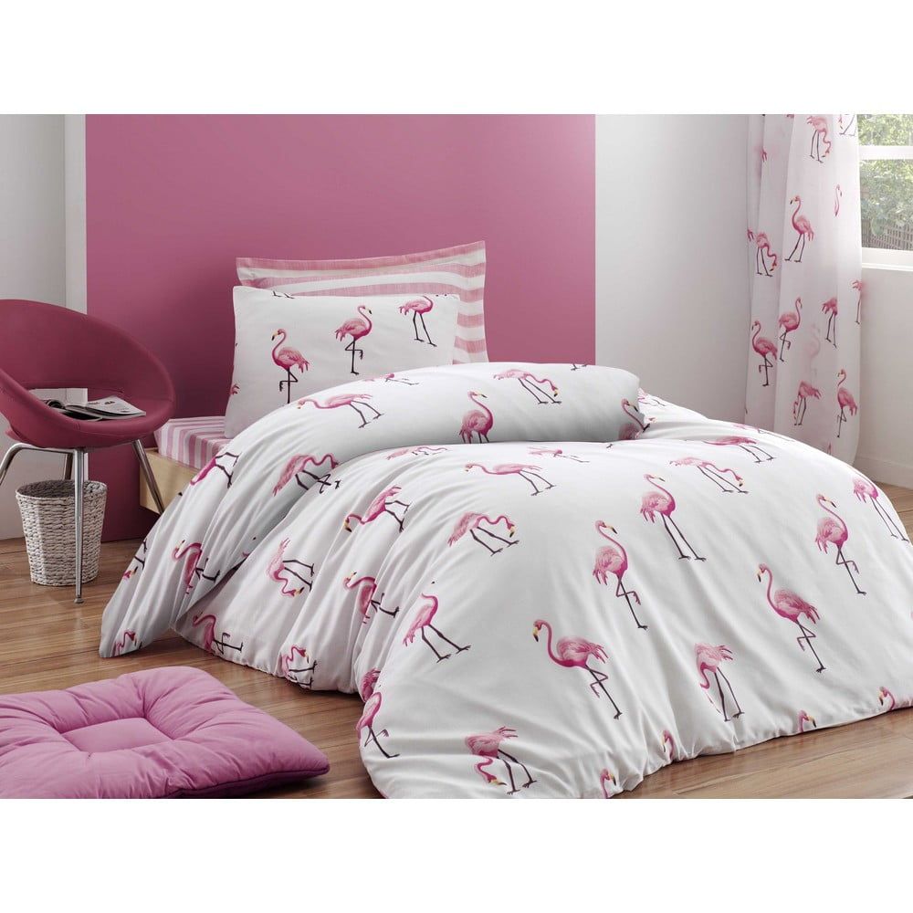 Obliečky na jednolôžko Flamingo, 140 × 200 cm - Bonami.sk