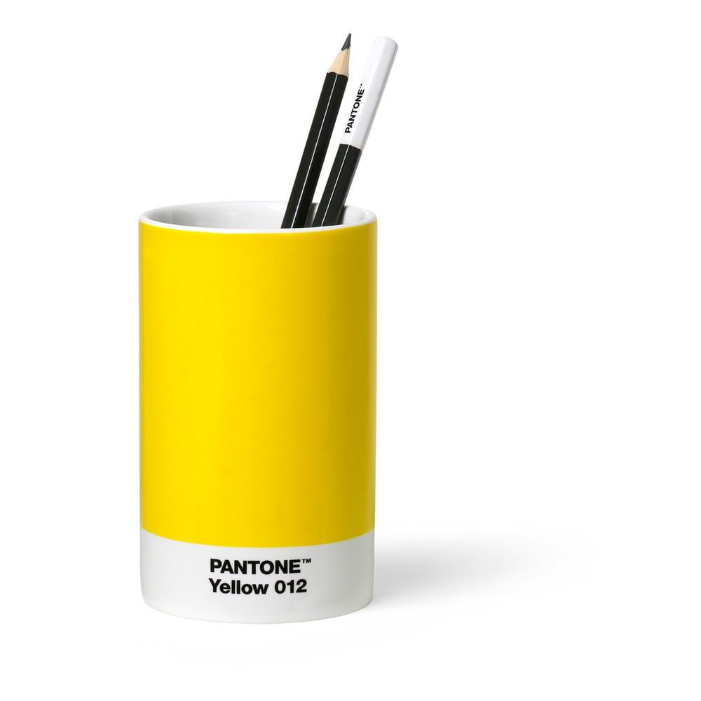Žltý keramický stojan na ceruzky Pantone - Bonami.sk