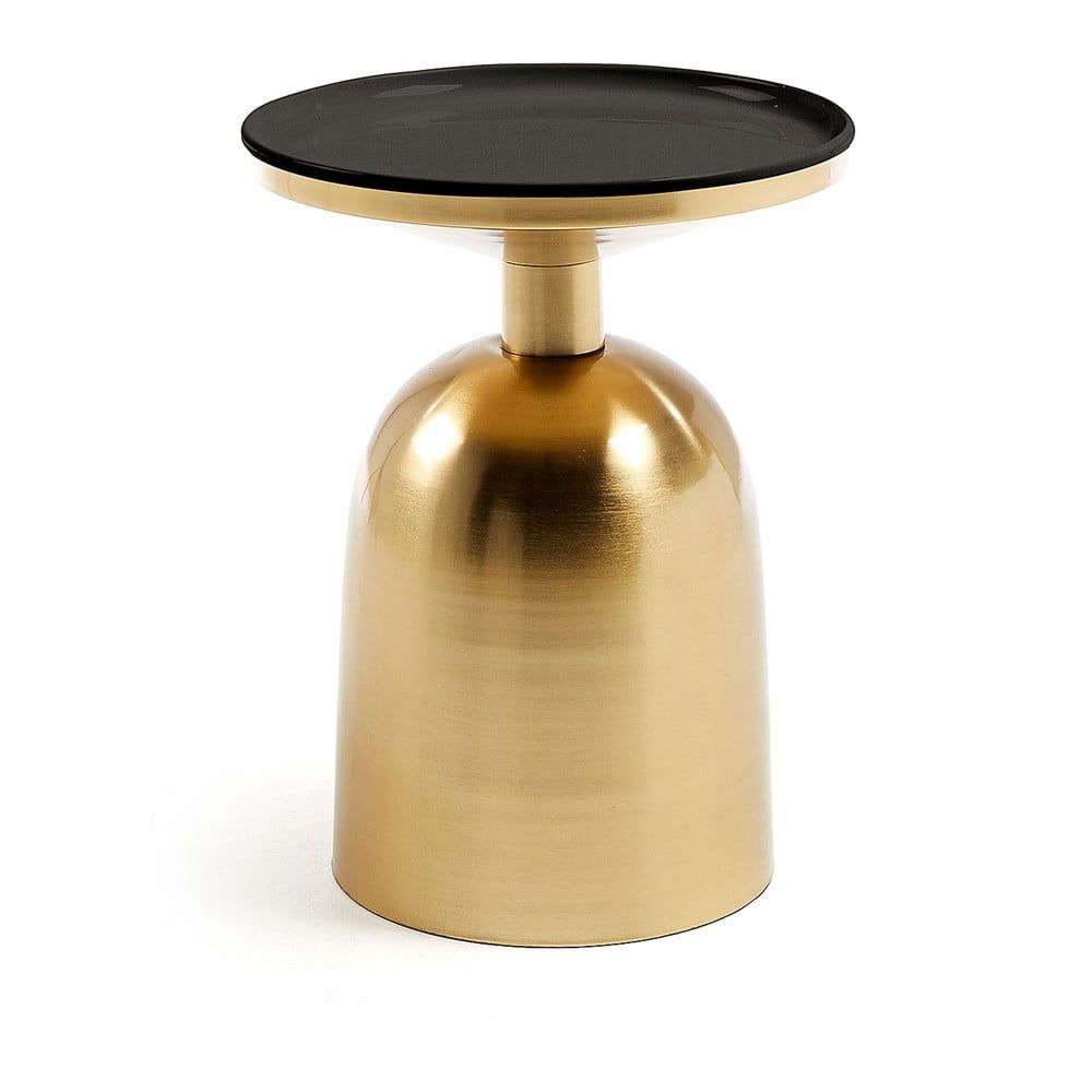Odkladací stolík v zlatej farbe La Forma Physic, ø 37 cm - Bonami.sk